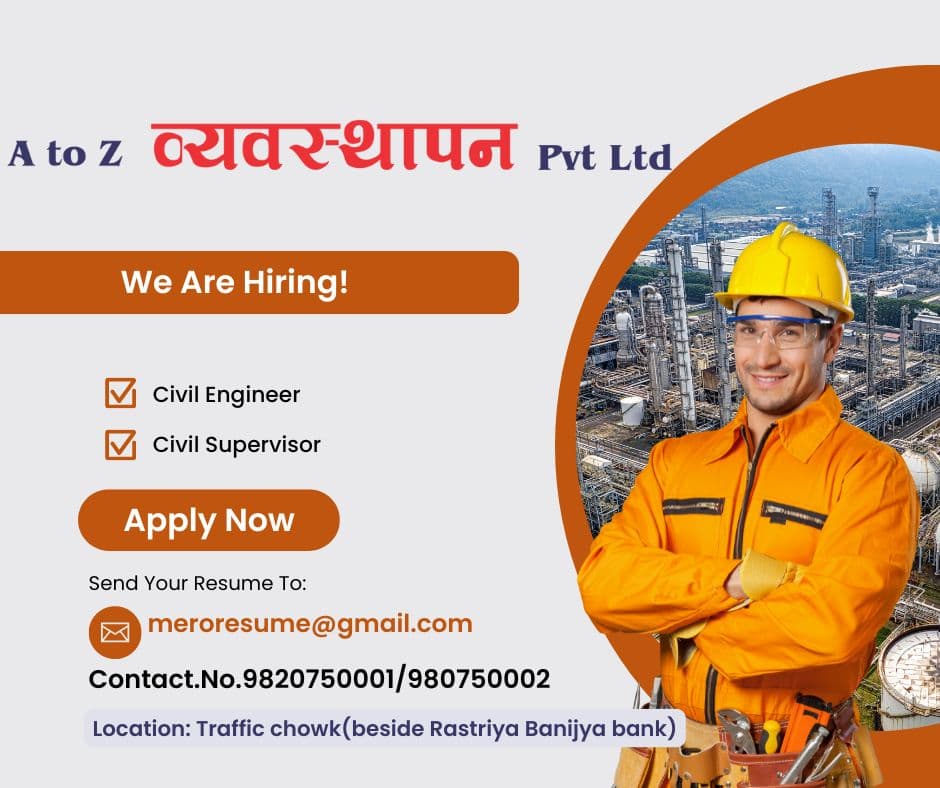 vacancy for experienced civil engineer for construction company