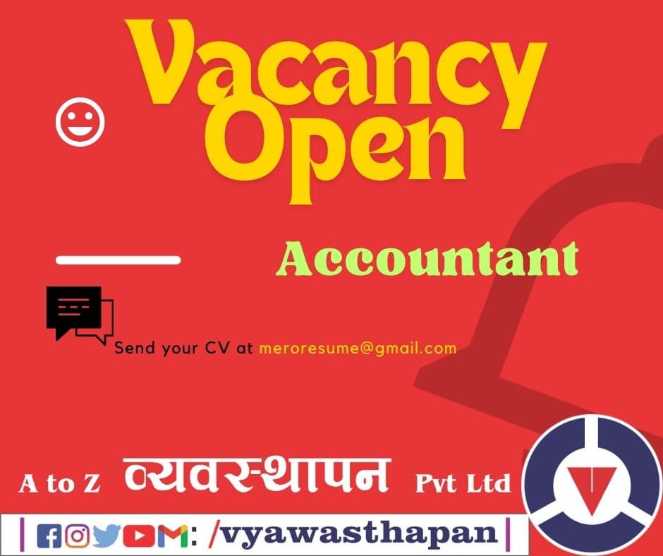 Vacancy for accountant at trading company